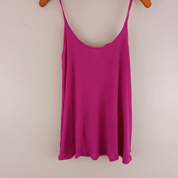 Abound spaghetti strap fuchsia open back top size XS - Picture 1 of 4